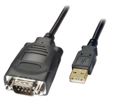 Kabel z końcami VGA I USB, VGA and USB cable with connectors.